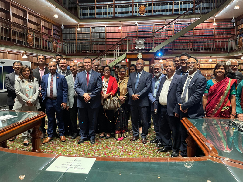 Visit of ICSOA to NSW Parliament