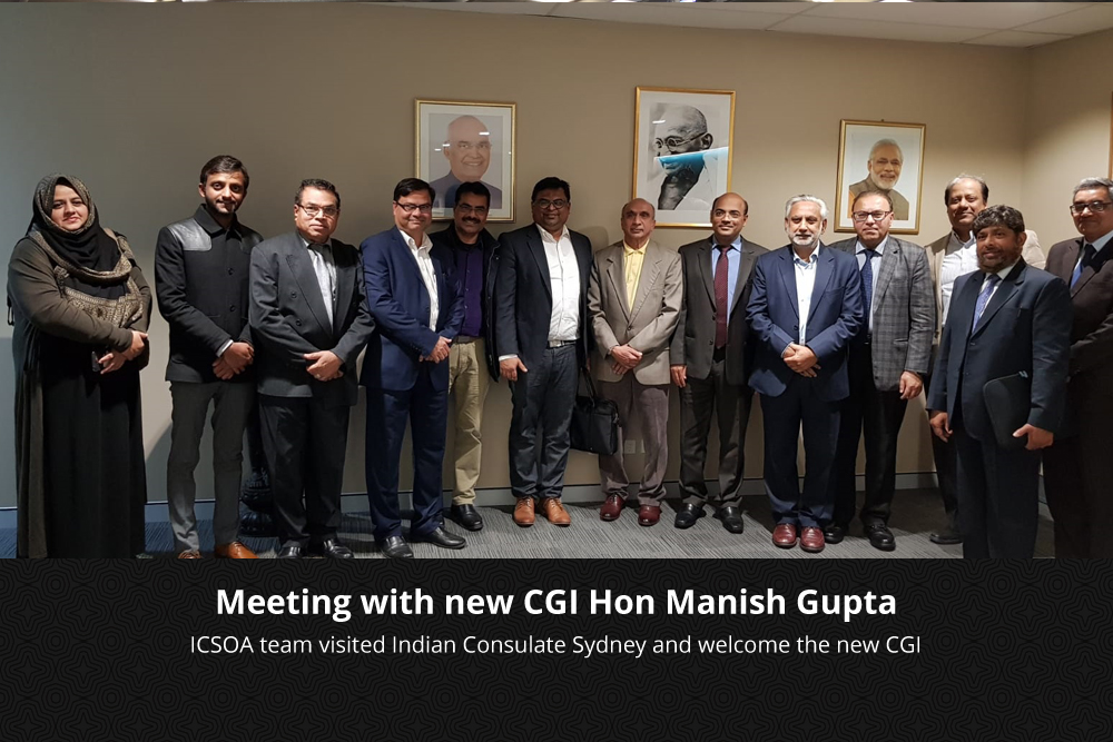 Meeting with new CGI Hon Manish Gupta