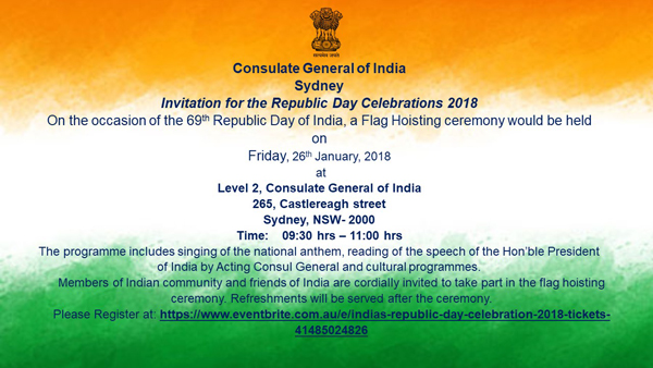 Republic day of India in Australia 